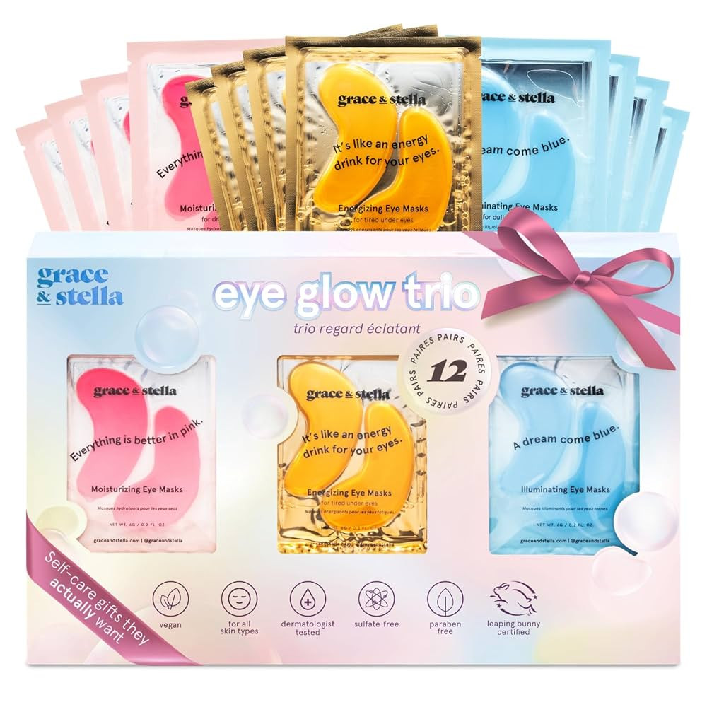 grace & stella Award Winning Under Eye Patches (12 pairs) Eye Masks for Puffy Eyes & Dark Circles... | Amazon (CA)