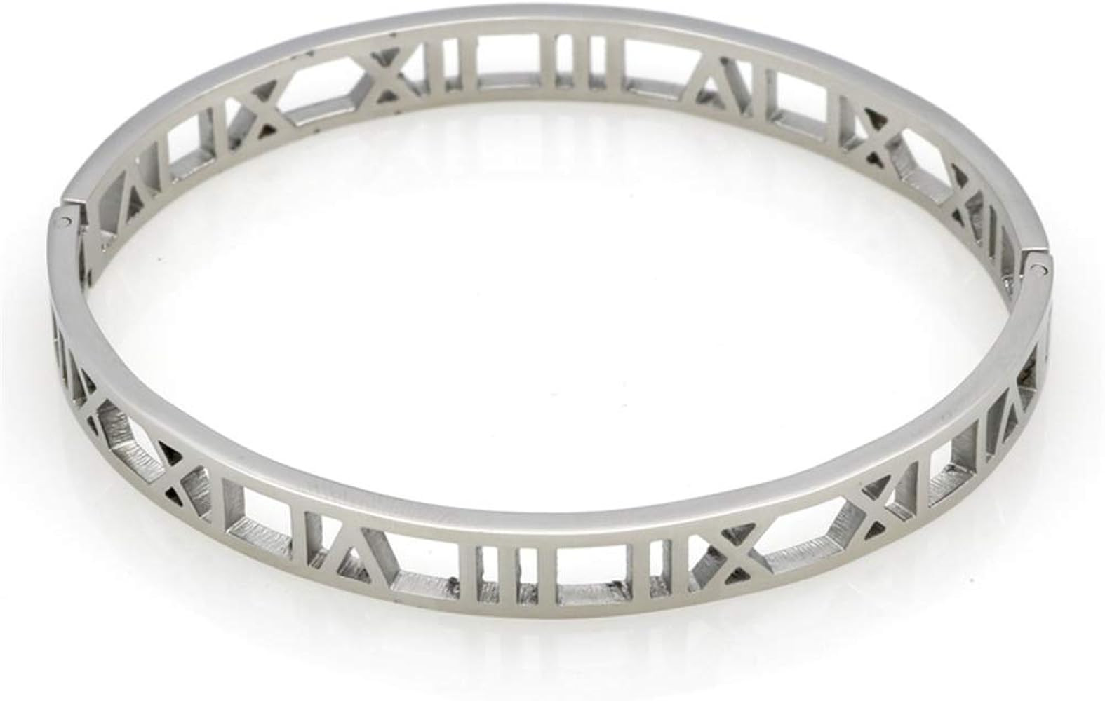 Roman numeral series hollow carved bracelet, fashionable women's bracelet, Roman numeral bracelet... | Amazon (US)