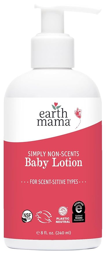 Earth Mama Simply Non-Scents Baby Lotion for Dry Skin, Calendula Cream for Newborn Skin Care, Org... | Amazon (US)