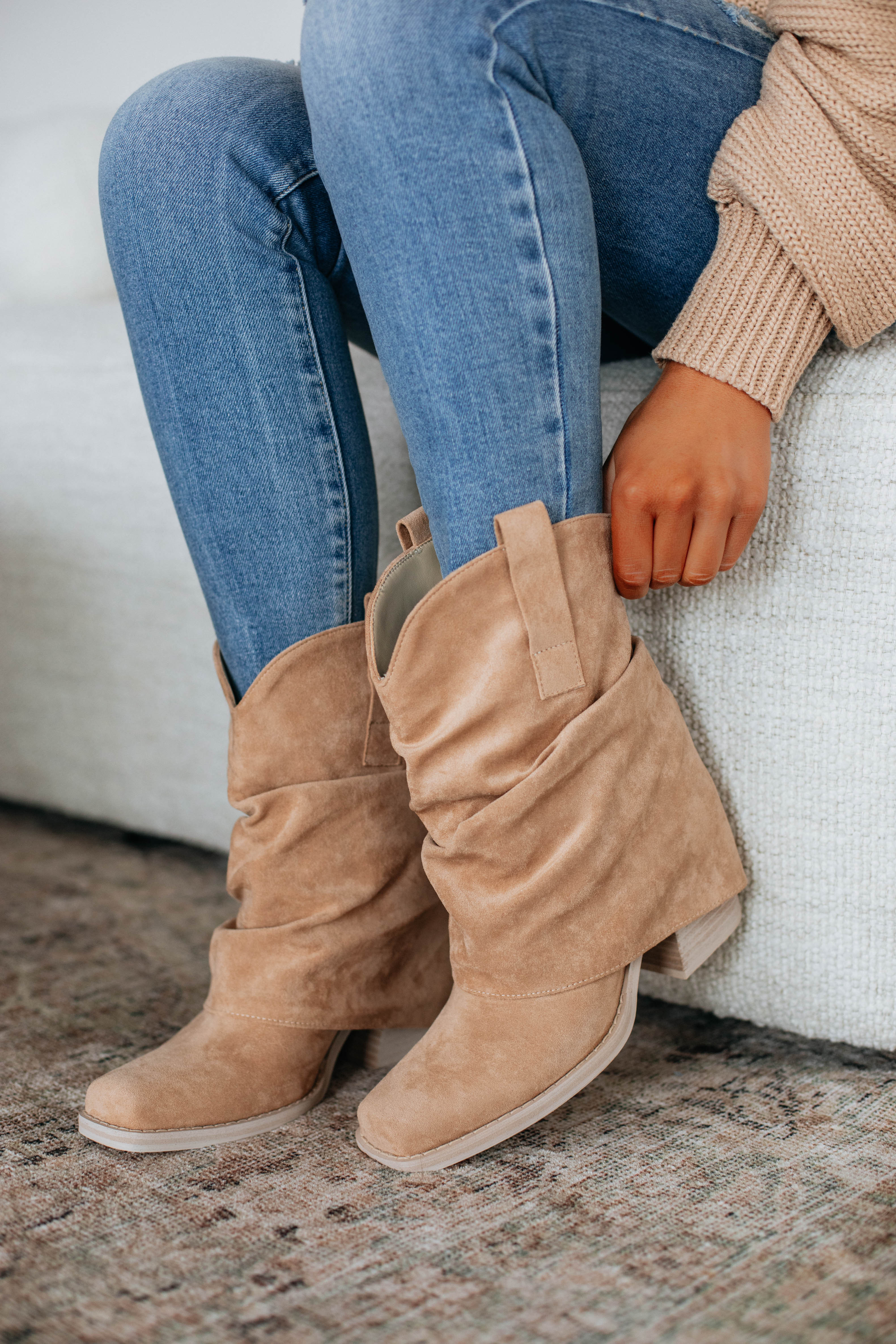 Rules Don't Apply Boots - Sand | Wild Oak Boutique