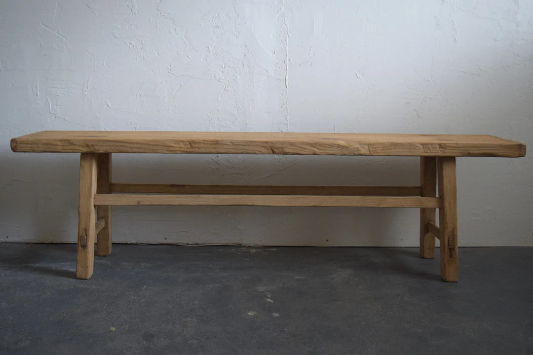 Made to Order: 70 Long Oversized Wooden Bench - Etsy | Etsy (US)