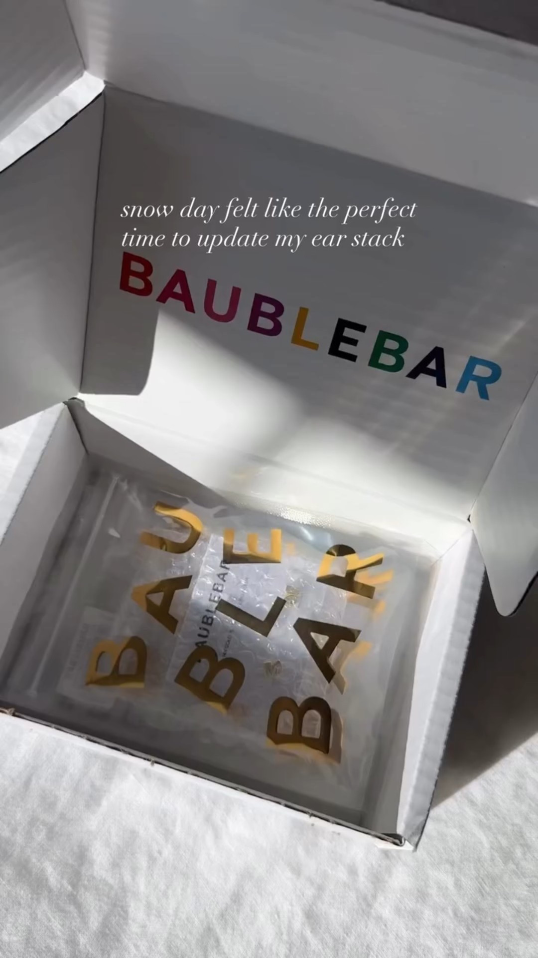 snow day felt like the perfect time to update my ear stack