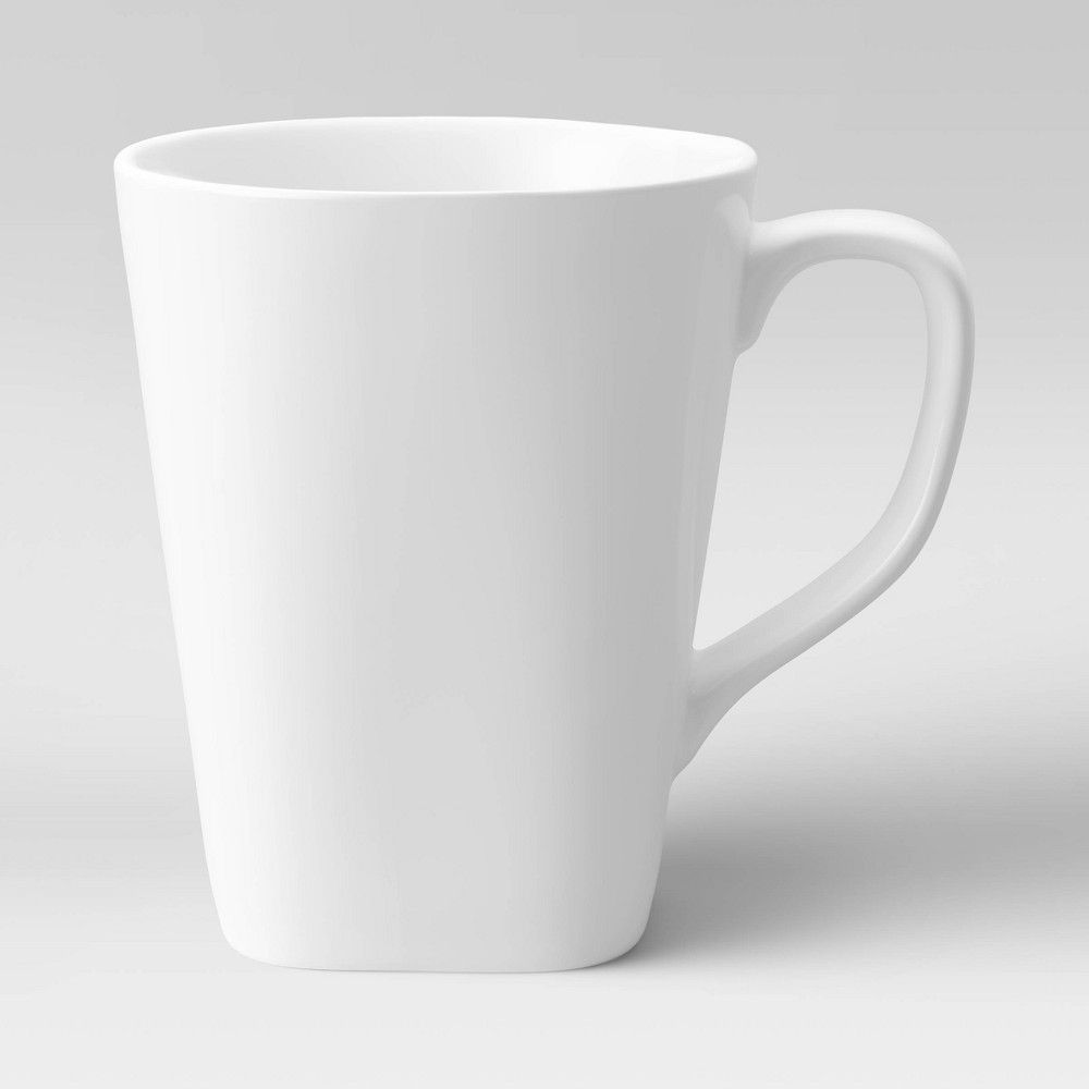 Square Coffee Mug 13oz Porcelain - Threshold | Target