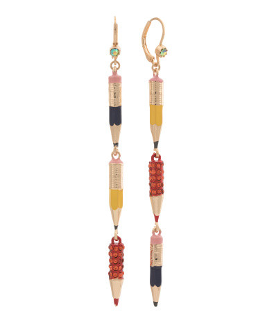 Linear Pencil Earrings | TJ Maxx