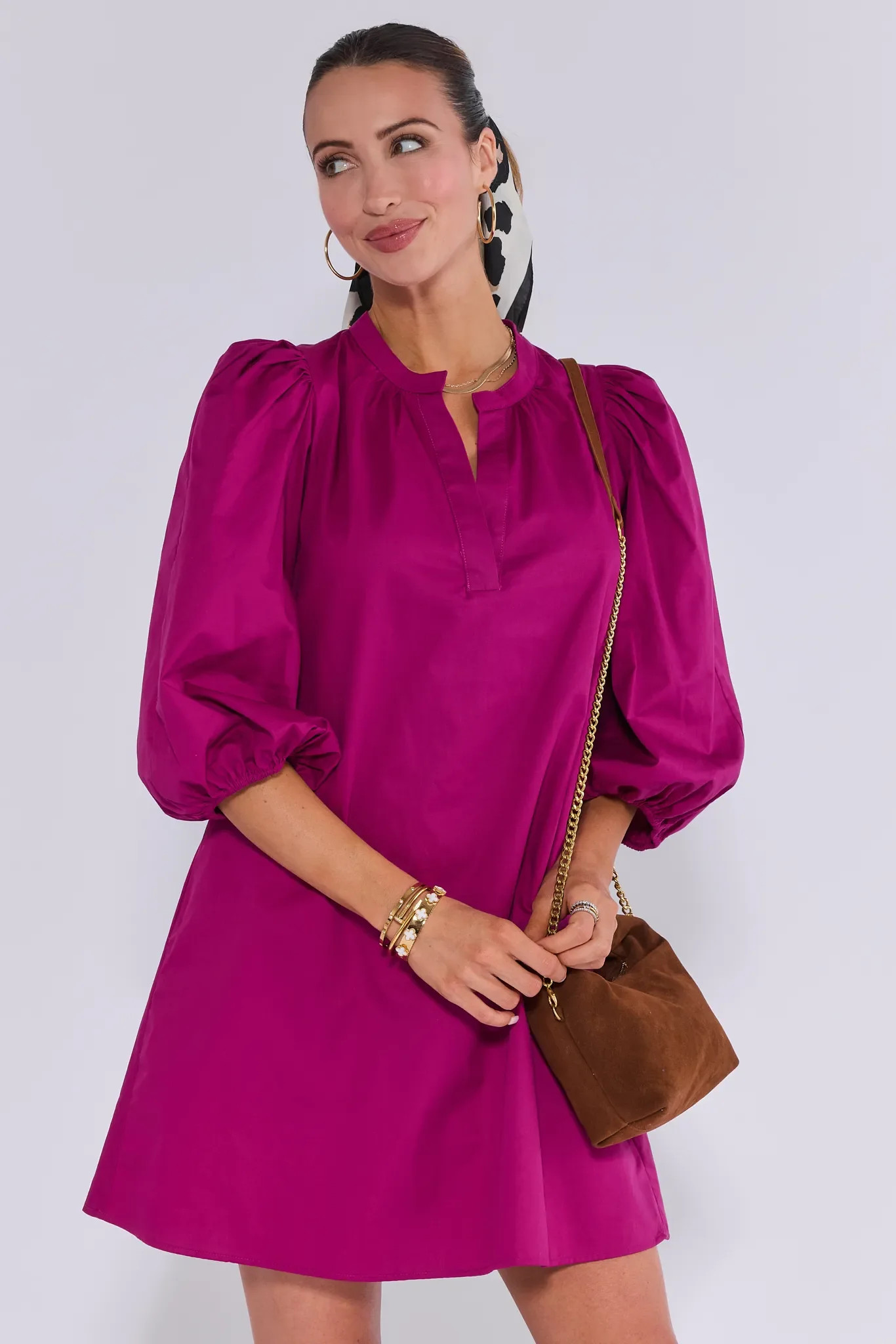 Leah Purple Mini Dress | Avara