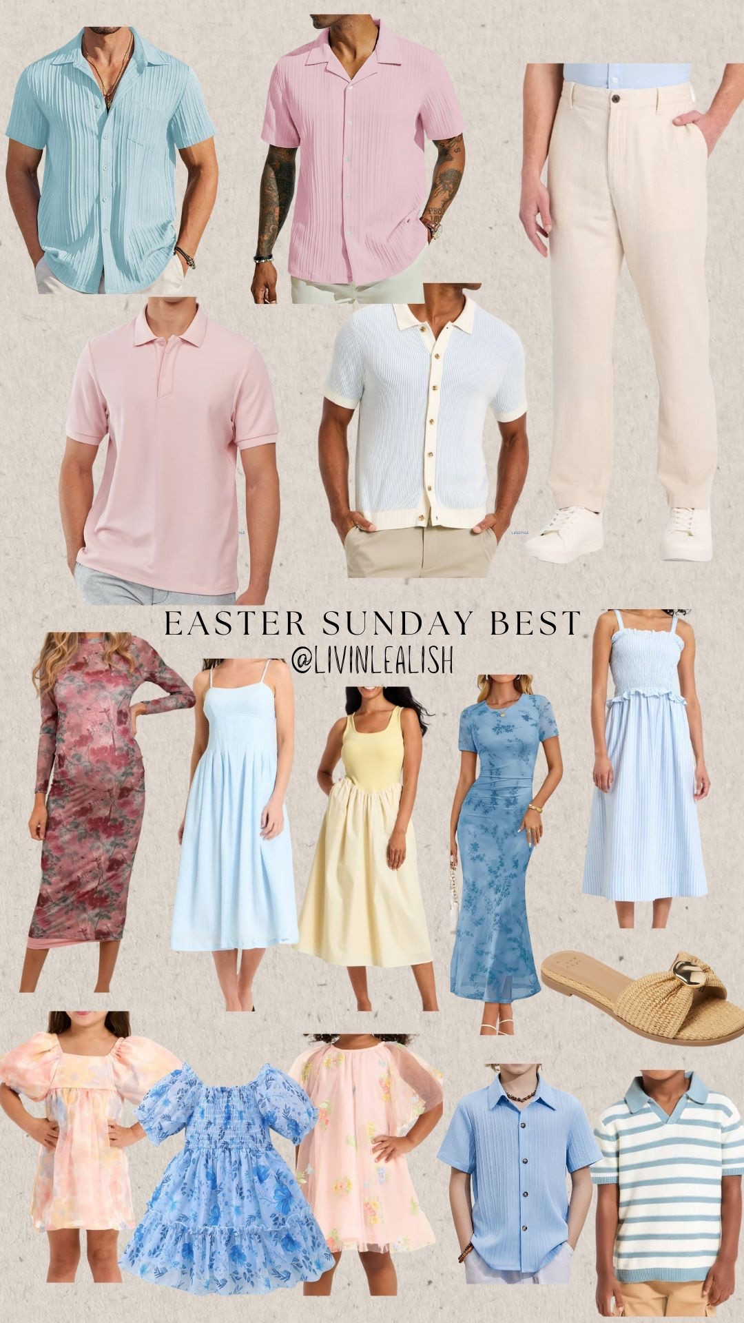 Easter Sunday Family Outfits! 🐰⛪️#eastersunday #easteroutfit #familymatching #springdress #easterdres