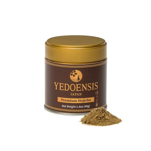 YEDOENSIS Premium Hojicha - Authentic Japanese Roasted Green Tea Powder (40g tin) | Amazon (US)