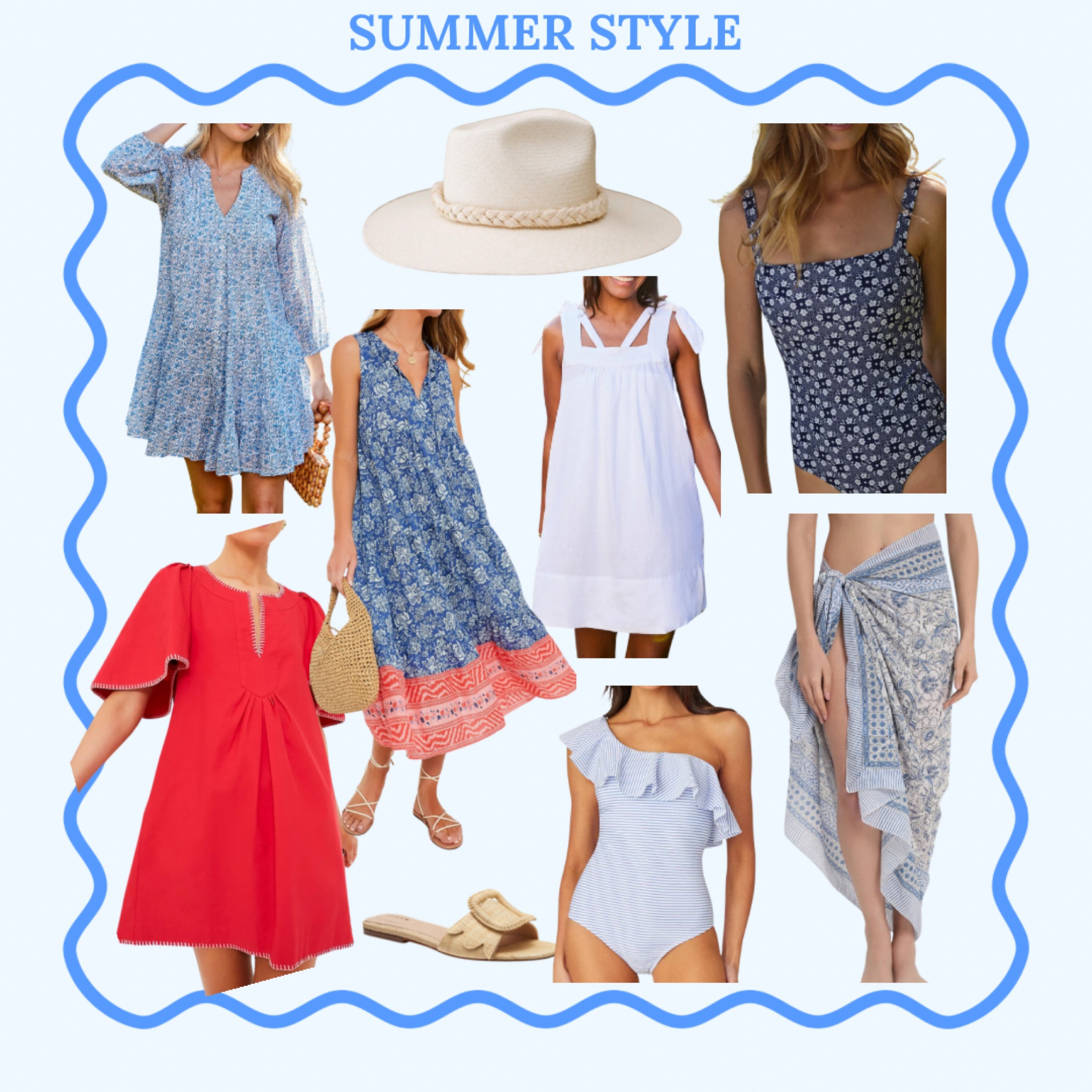 Summer Style #redwhiteandblue #vacationstyle #lakestyle #lakeweekend #onepieceswimsuit 