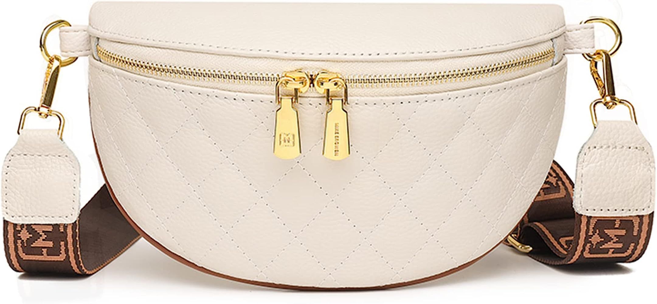 Small Crossbody Sling Bag for Women Trendy - Fashionable Fanny Packs Vegan Leather Chest Belt Bum... | Amazon (US)