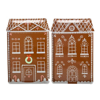 Daydream Society - Dark Brown Tall Gingerbread House Plates - Pack of 8 Paper Plates | Target
