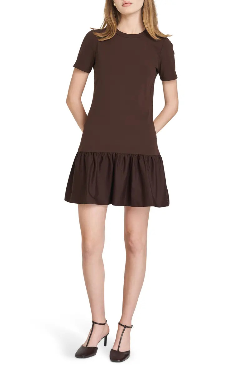 Tate Mixed Media Minidress | Nordstrom