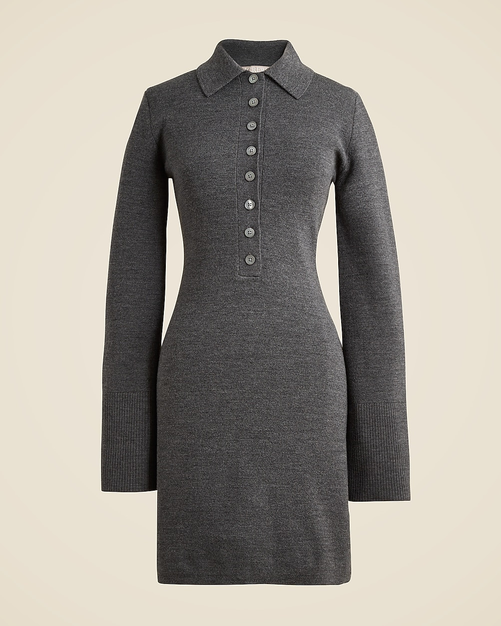 Bell-sleeve mini sweater-dress in merino wool | J. Crew US