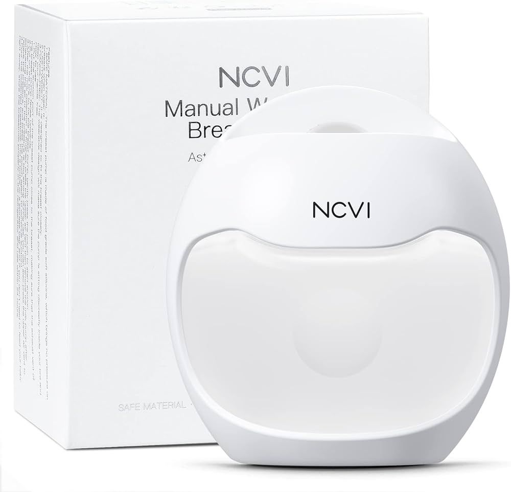 NCVI Manual Wearable Breast Pump | Breastmilk Collector, Hands-Free & Portable, Natural Expression,  | Amazon (US)