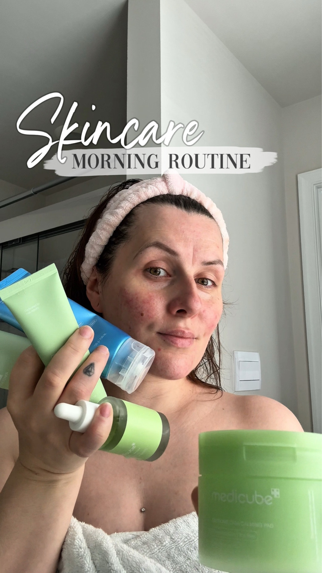 Let’s talk Skincare Morning Routine! Theres nothing better than tos tart with a coffee and a good skincare! This is one of my two morning routines. I switch them up every few days. ✨💕

#skincare #koreanskincare #morningroutine #medicube #glassskin #beauty #skincareroutine #koreanskincareroutine 

#LTKBeauty