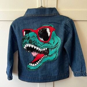 PatPat Baby Denim Jean Jacket Dinosaur Size 9-12 Months | Poshmark