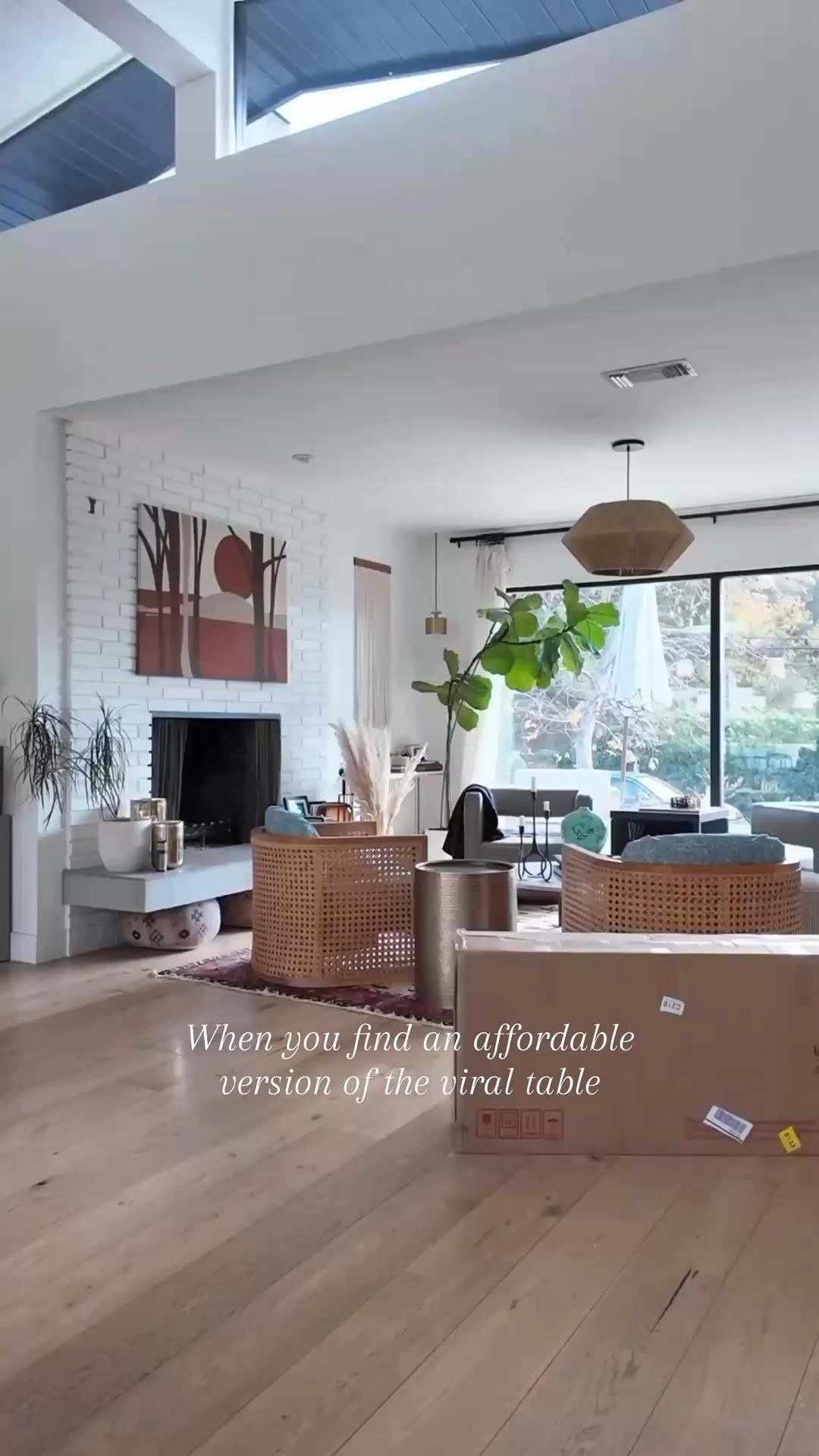 Refresh your space with Wayfairs Tax Refund sale with up to 70% off and fast shipping. I can't believe this console table is only $300 - color is the Natural. It looks so similar to a designer table we have in our home but for more than half off. Really great quality and love the wood tone. I adore the color and texture the poofs add to the space and the candlestick holder is so beautiful and adds a nice vintage touch. Have you been looking to update any of your spaces? Now is the perfect time to shop! My mirror is 42"
Wood console table green branches fig tree poor ottoman barrel chair wicker rattan pendant black round mirror candle stick holder vintage travertine bowl accent upholstered chair brown organic vase

#LTKHome #LTKSaleAlert