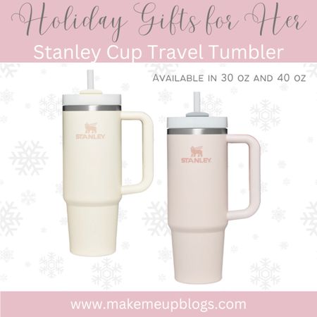 The Stanley tumblers are a perfect gift for those always on-the-go! Comes in a ton of pretty colours and available in 30 oz and 40 oz sizes ✨

#LTKunder50 #LTKhome #LTKtravel