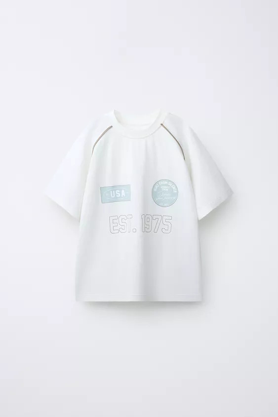 RAGLAN SLEEVE JOGGING T-SHIRT | Zara US