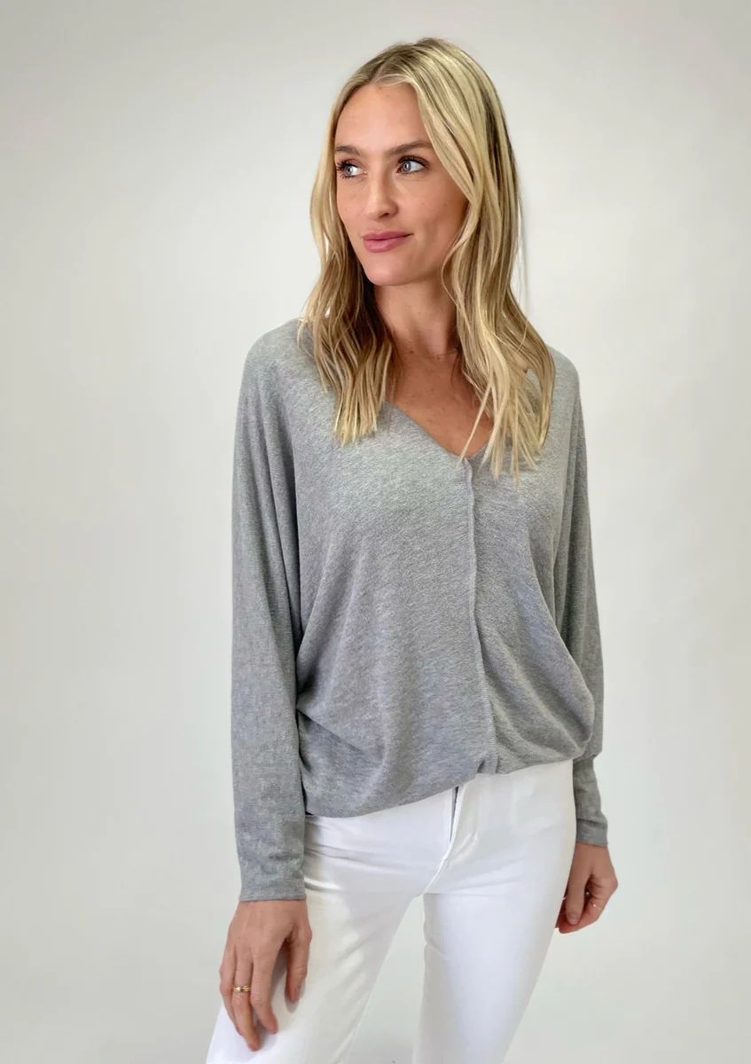 tribeca top [heather grey] | Six fifty clothing