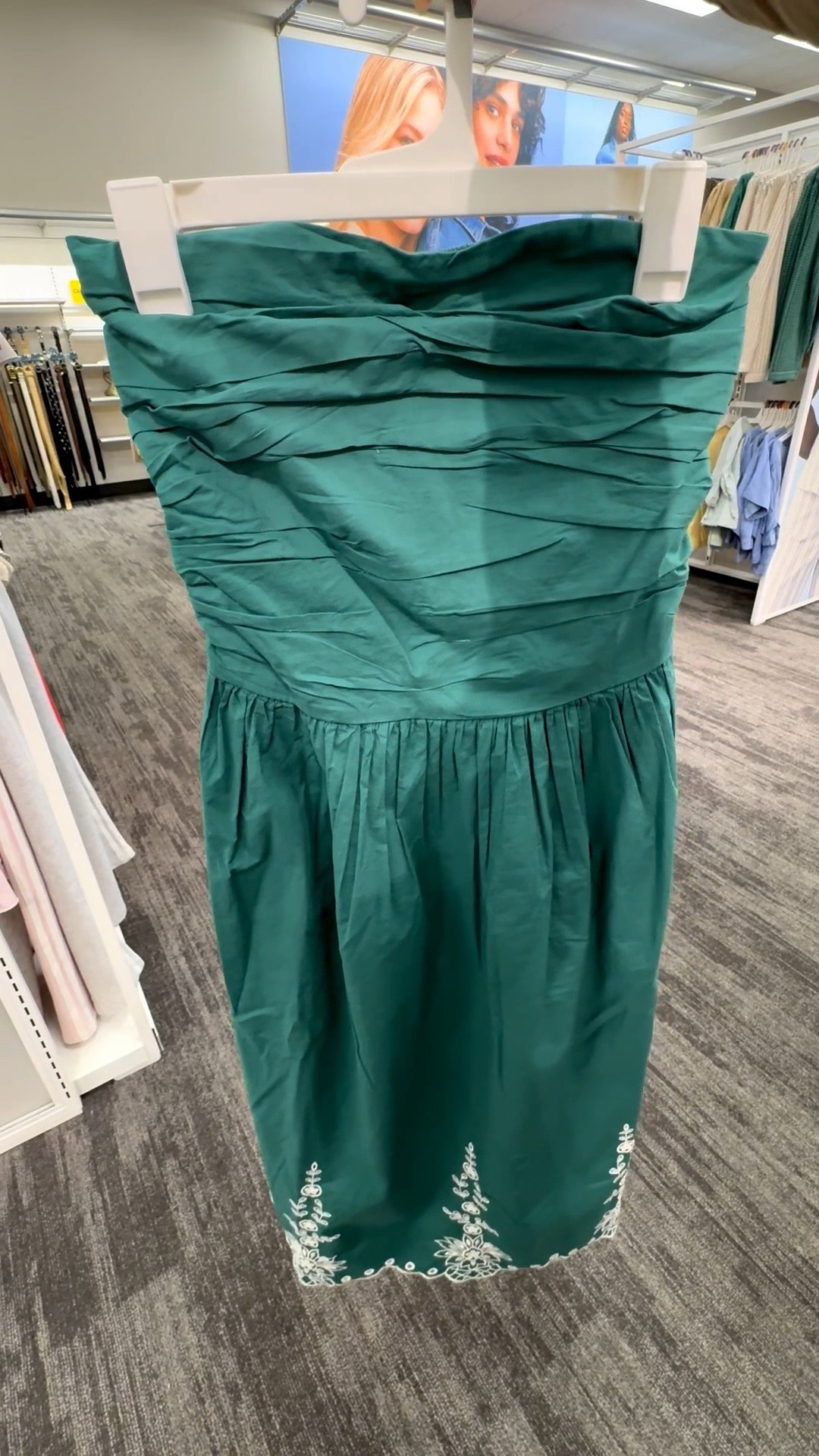 Target Strapless Dress | Midi Dress | Spring Dress | Embroidered Dress

#LTKootd #LTKSeasonal