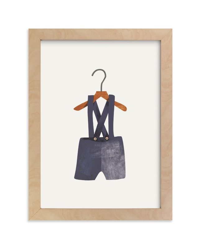 "Overalls" - Drawing Limited Edition Art Print by Haley Warner. | Minted