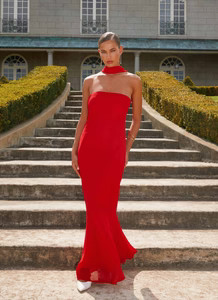 Under The Pagoda Maxi Dress - Red | Peppermayo (Global)