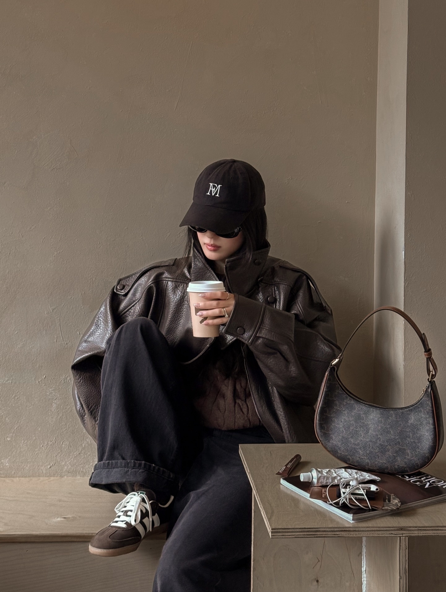 This weather has me craving caffeine and hibernation at the same time☕️💭
.
.
.
American influencer | aesthetic winter outfit | NYC street style | winter style | winter fashion | outfit of the day | Zara viral leather jacket outfit | Pinterest aesthetics | outfit inspo | Pinterest inspired outfit | minimal chic | effortless outfit | Chic street style | street style | NYC style | outfit inspiration | winter aesthetic | brown outfit | city girl style | ysl inspired jacket outfit | NYC influencer | cool girl aesthetic | atlanta influencer | coffee shop aesthetic | coffee shop outfit | moody aesthetics | minimal style | minimal street style | effortless chic | effortlessly chic | classy street style | New Yorker style | outfit du jour | look du jour