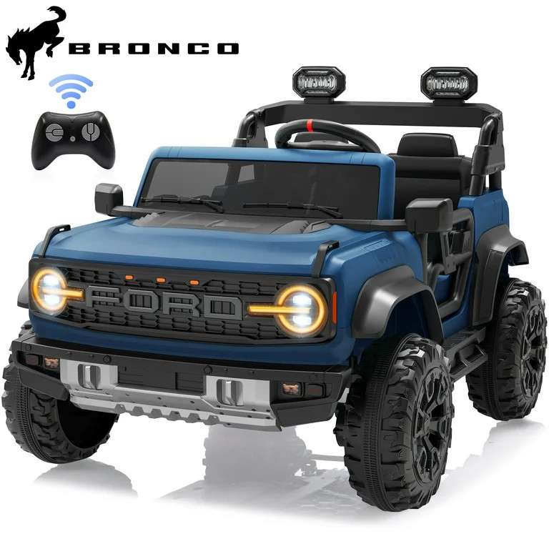 24V 2 Seater Ride on Cars, Licensed Ford Bronco Raptor Powered Ride on Toy Truck with Remote Cont... | Walmart (US)