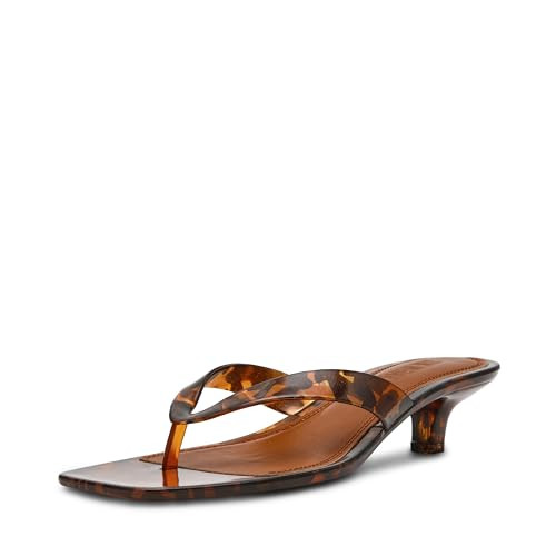 Steve Madden Women's Tracie Heeled Sandal, Tortoise Jelly, 5 | Amazon (US)