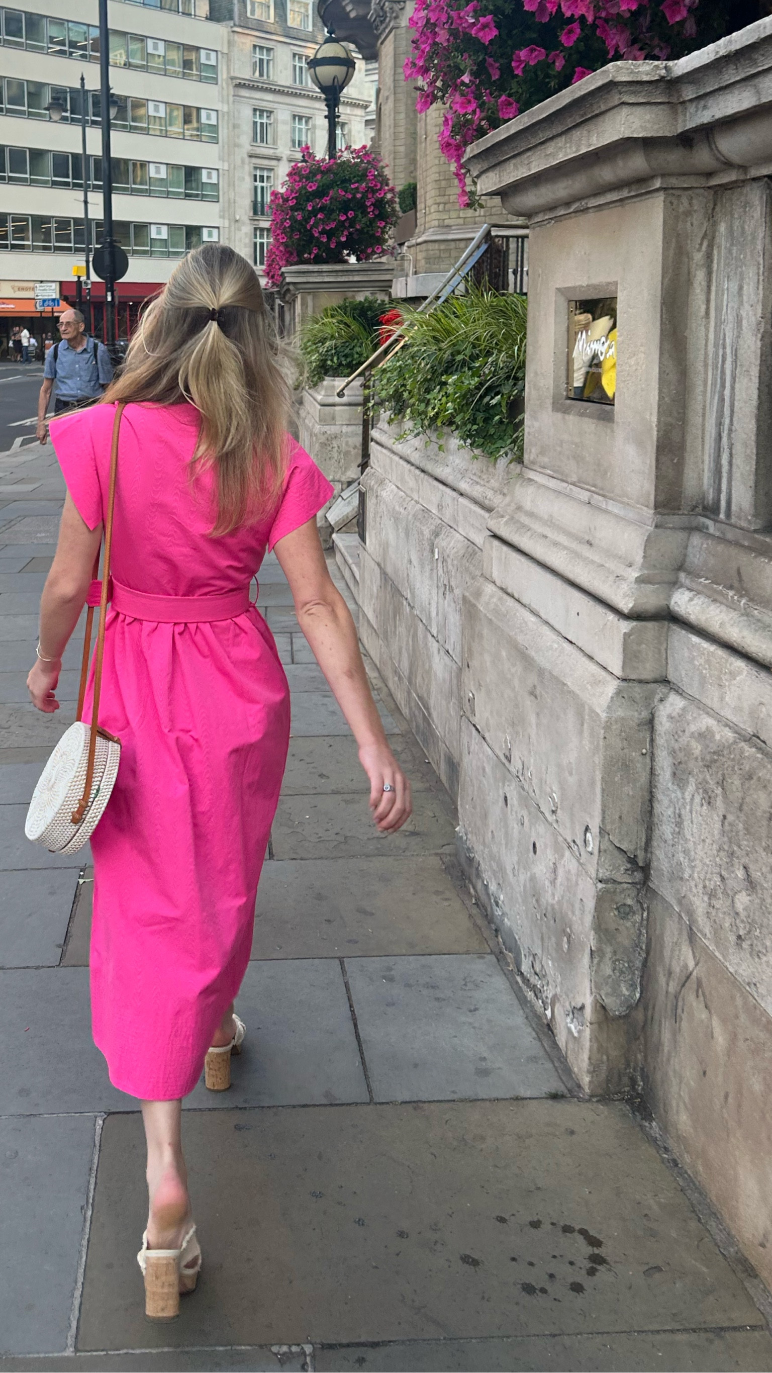 tuckernuck hot pink dress Tuckernuck Hot Pink Feather Jamie Dress Hot Pink / S