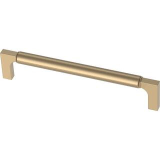 Artesia 6-5/16 in. (160 mm) Champagne Bronze Cabinet Drawer Bar Pull (10-Pack) | The Home Depot