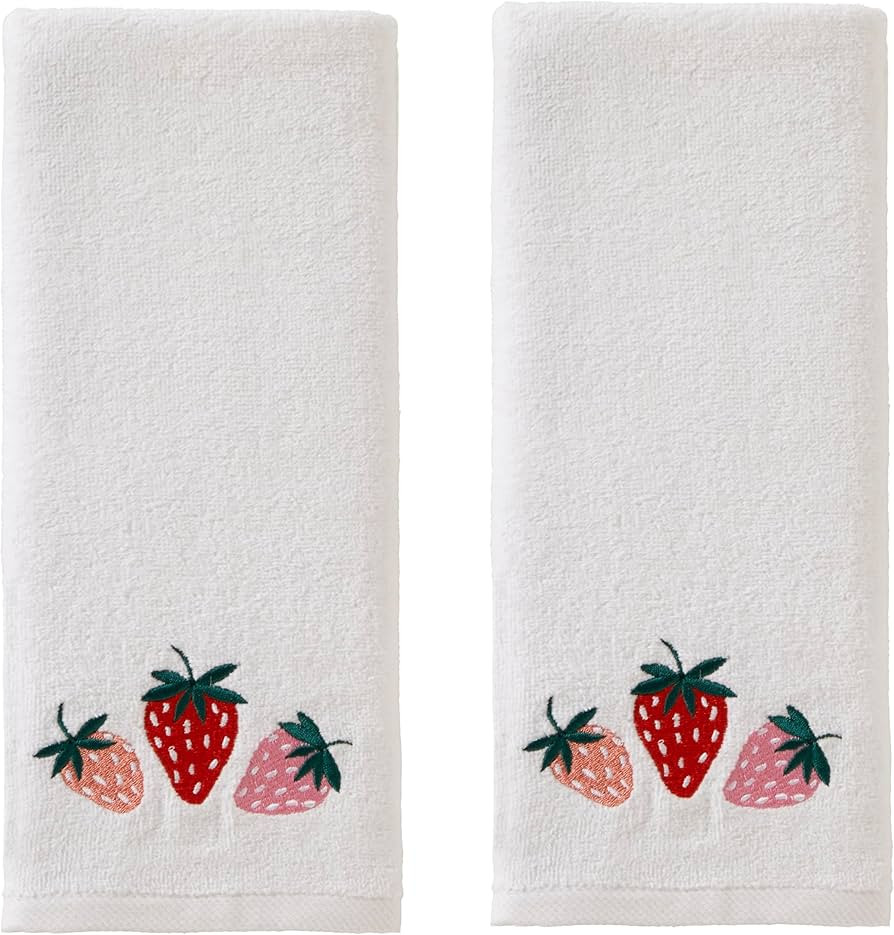 Summer Strawberries Hand Towel (2-Pack) | Amazon (US)