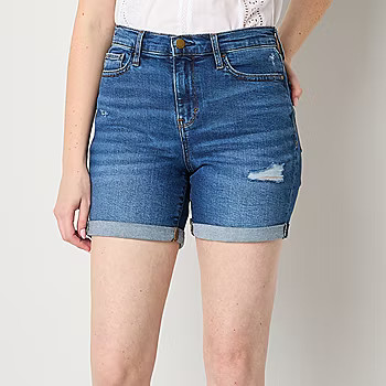 a.n.a Womens High Rise 5" Denim Short | JCPenney