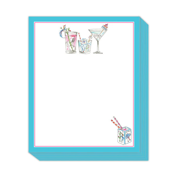 Mahjong Cocktails Stack Pad | Rosanne Beck Collections