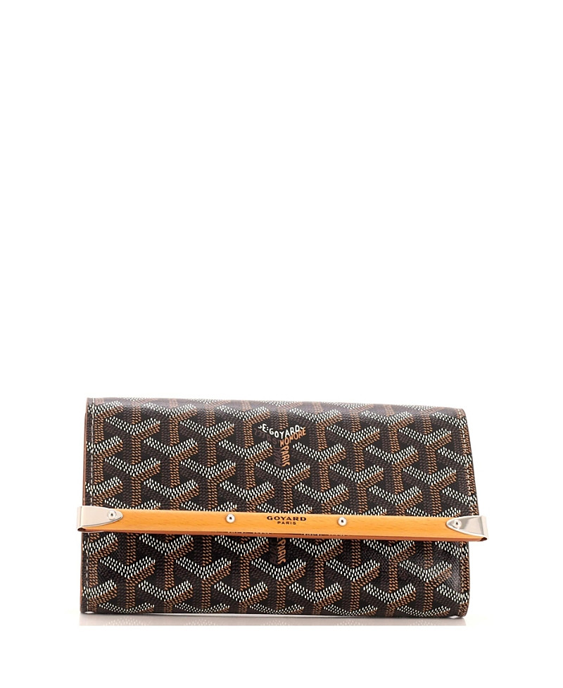 Pre-Owned Goyard Mini Monte Carlo Clutch Coated Canvas | Bloomingdale's (US)