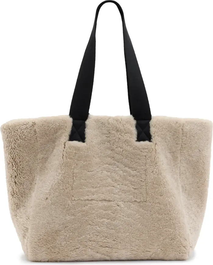AllSaints Izzy Reversible Shearling Tote | Nordstrom | Nordstrom