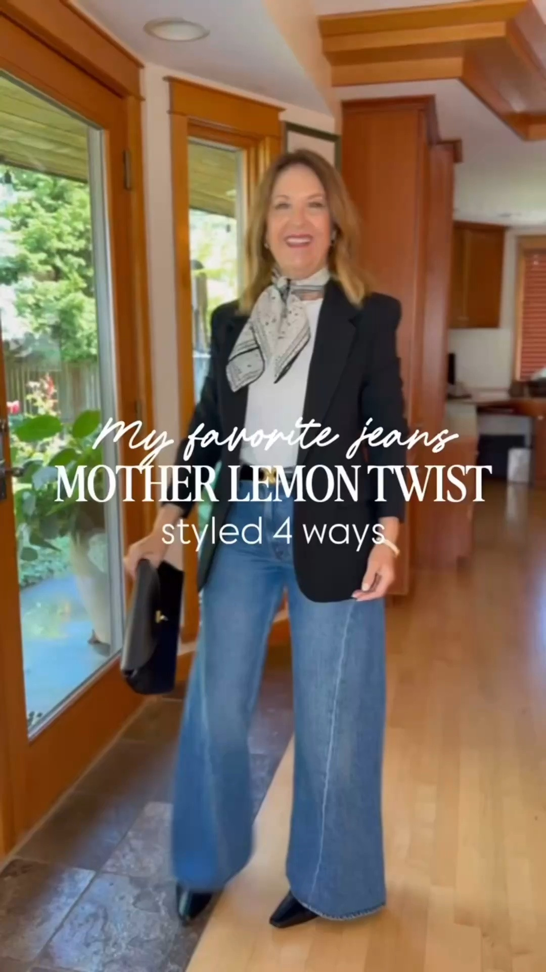 The viral jeans I wear on repeat. When you have a great pair of jeans, wear them often. 

With a blazer & scarf
Funnel-neck jacket
Quilted jacket
Denim on denim 
Which will you wear? 
xx Sandy 

If between sizes in jeans, size down.  I'm wearing size 25. 
Blazer runs tts. I'm wearing size 2 for an oversized look. 
T-shirt: I'm wearing a small 
Quilted jacket fits tts.  I'm wearing size XS. 
Cashmere sweater fits tts.  I'm wearing XS.

#LTKPetite #LTKOver40 #LTKSeasonal