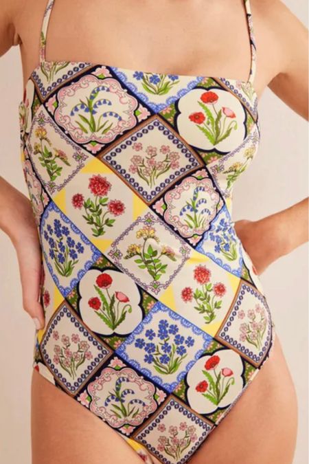 Floral one piece swimsuit for women 

#LTKSeasonal #LTKswim