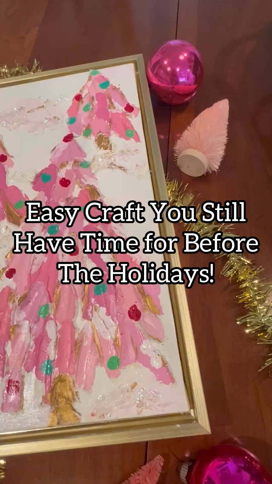 This is such an easy Christmas  craft! Just grab some joint compound, acrylic paints, pallet knife and some spray sealer and get creative! 

#LTKHome #LTKHoliday #LTKSeasonal