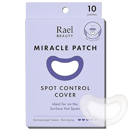 Rael Pimple Patches, Miracle Spot Control Cover - Hydrocolloid Acne Patch, Strips for Zits and Bl... | Amazon (US)