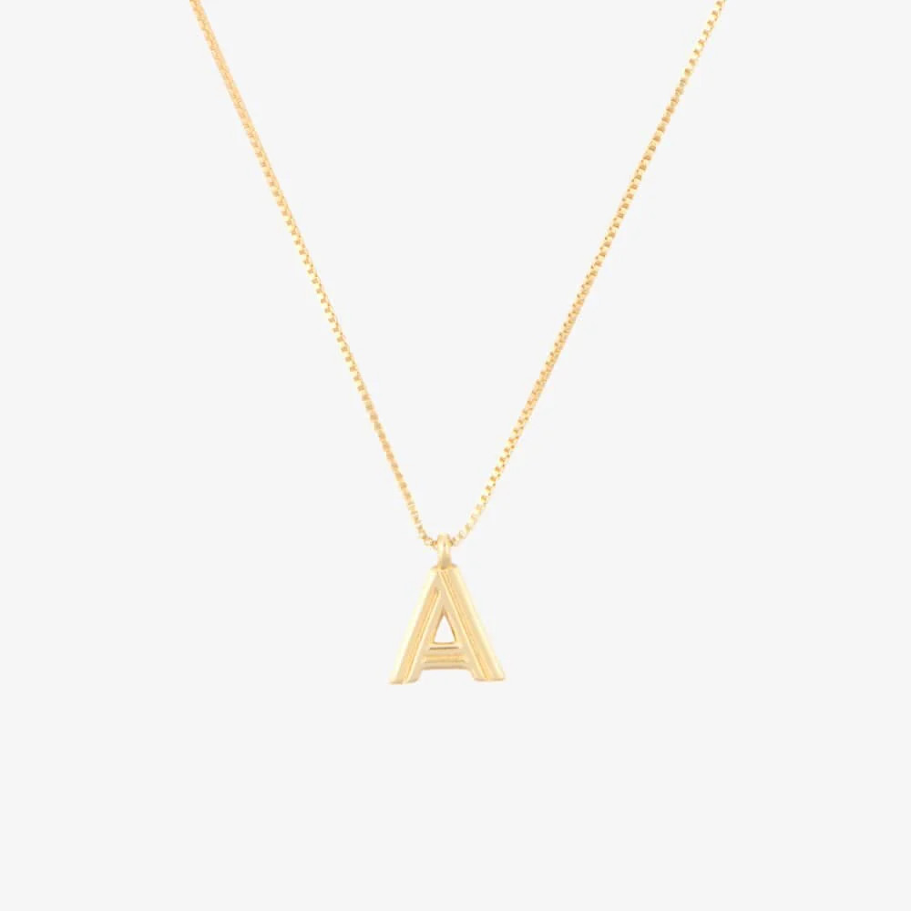 Initial Pendant Necklace | Pura Vida Bracelets