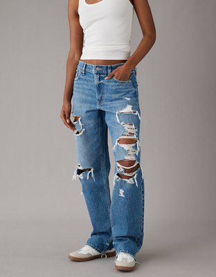 AE Low-Rise Ex-Boyfriend Jean | American Eagle Outfitters (US & CA)