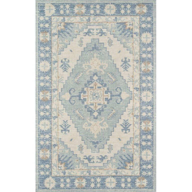 Momeni Anatolia Oriental Traditional Area Rugs, Blue | Walmart (US)
