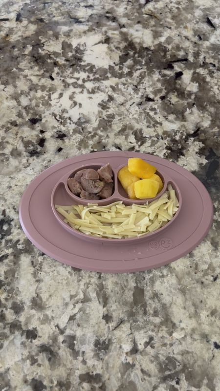 Easy lunch idea for kids. Our favorite happy mat silicone plate.

#LTKkids #LTKMostLoved #LTKbaby