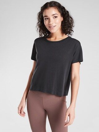 Mineral Wash Crop Tee | Athleta