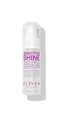 ELEVEN AUSTRALIA Smooth & Shine Anti-Frizz Serum - For Silky Hair, Frizz Control, Adds Shine, Lightweight Formula, Tames Flyaways - 2 Fl Oz | Amazon (US)