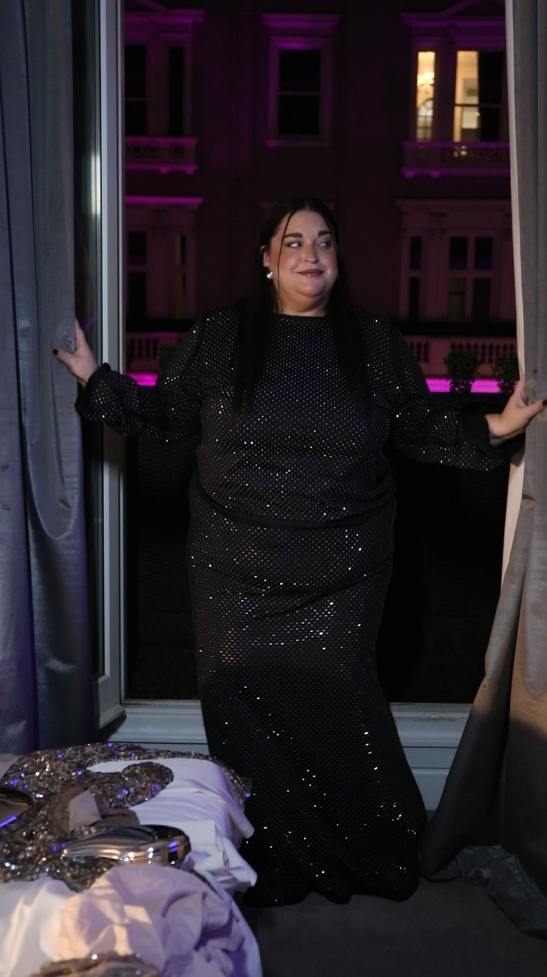 Your plus size NYE outfit, sorted! I am obsessed with this sparkly two piece! ✨🥂🪩🍾

#LTKpartywear #LTKuk #LTKcurves