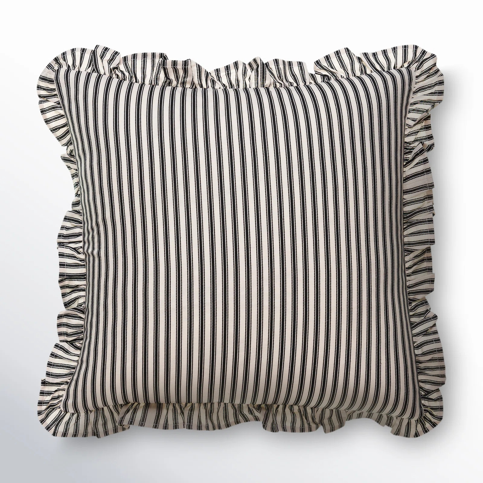 Aneatra Ruffled Cotton Blend Throw Pillow | Wayfair North America