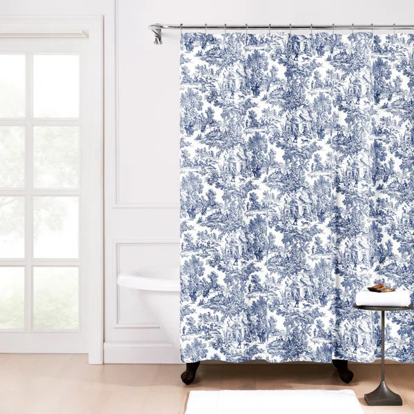 Amelie Cotton Shower Curtain | Birch Lane