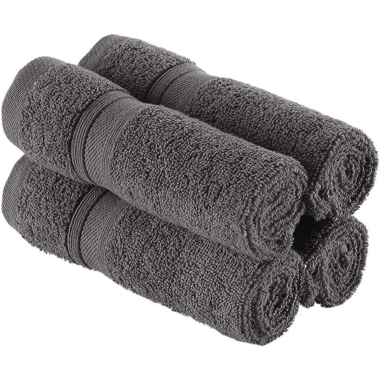 Hammam Linen Wascloth Towels Cool Grey Soft Fluffy, Absorbent and Quick Dry Perfect for Daily Use | Walmart (US)